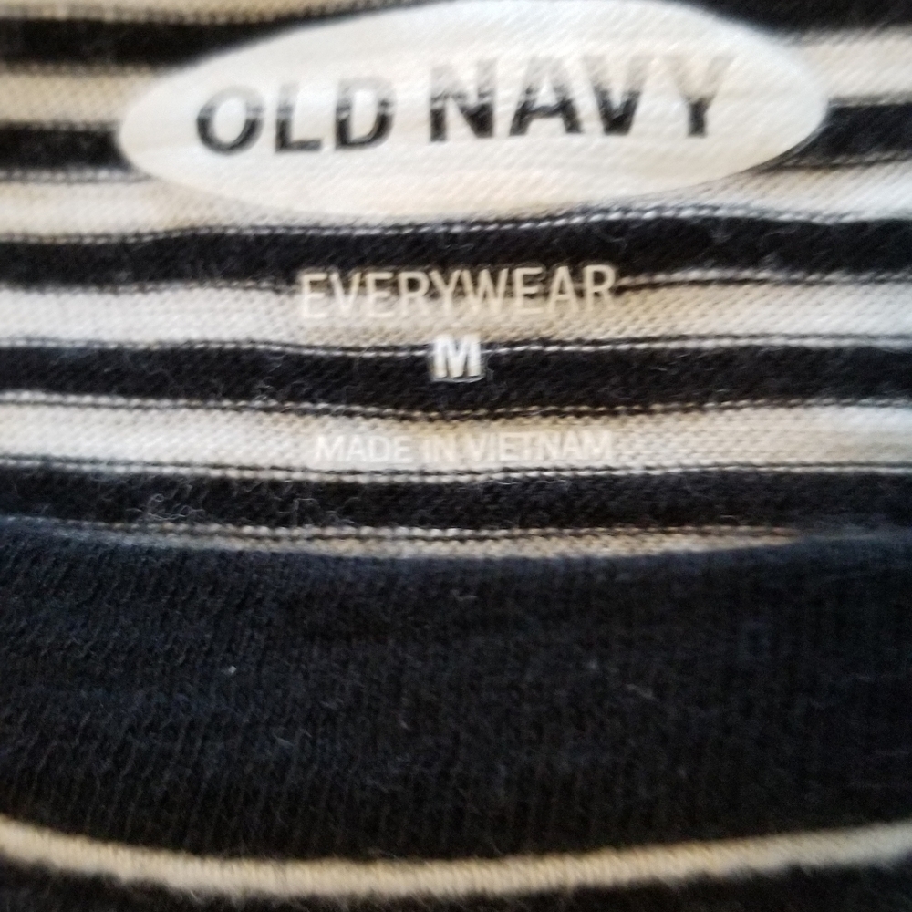 Striped long sleeve top